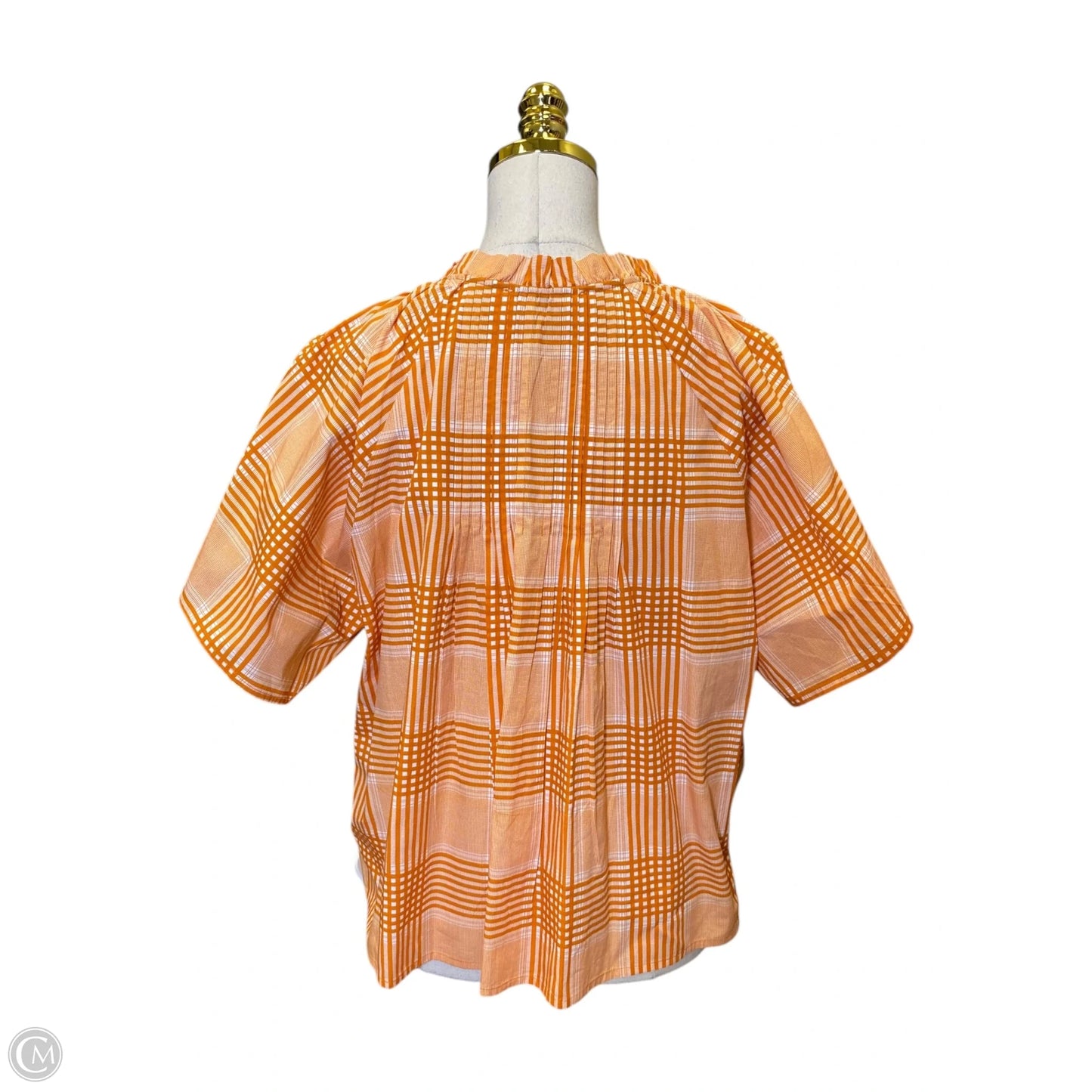 Top Short Sleeve By Clothes Mentor In Orange, Size: M