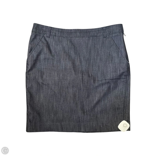 Skirt Designer By Lilly Pulitzer In Blue Denim, Size: 8