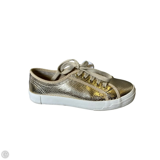 Shoes Sneakers By Bebe In Gold, Size: 6