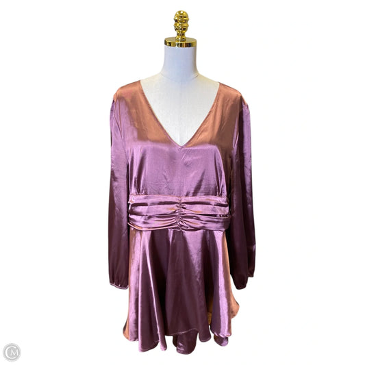 Jumpsuit By Versona In Purple, Size: 18