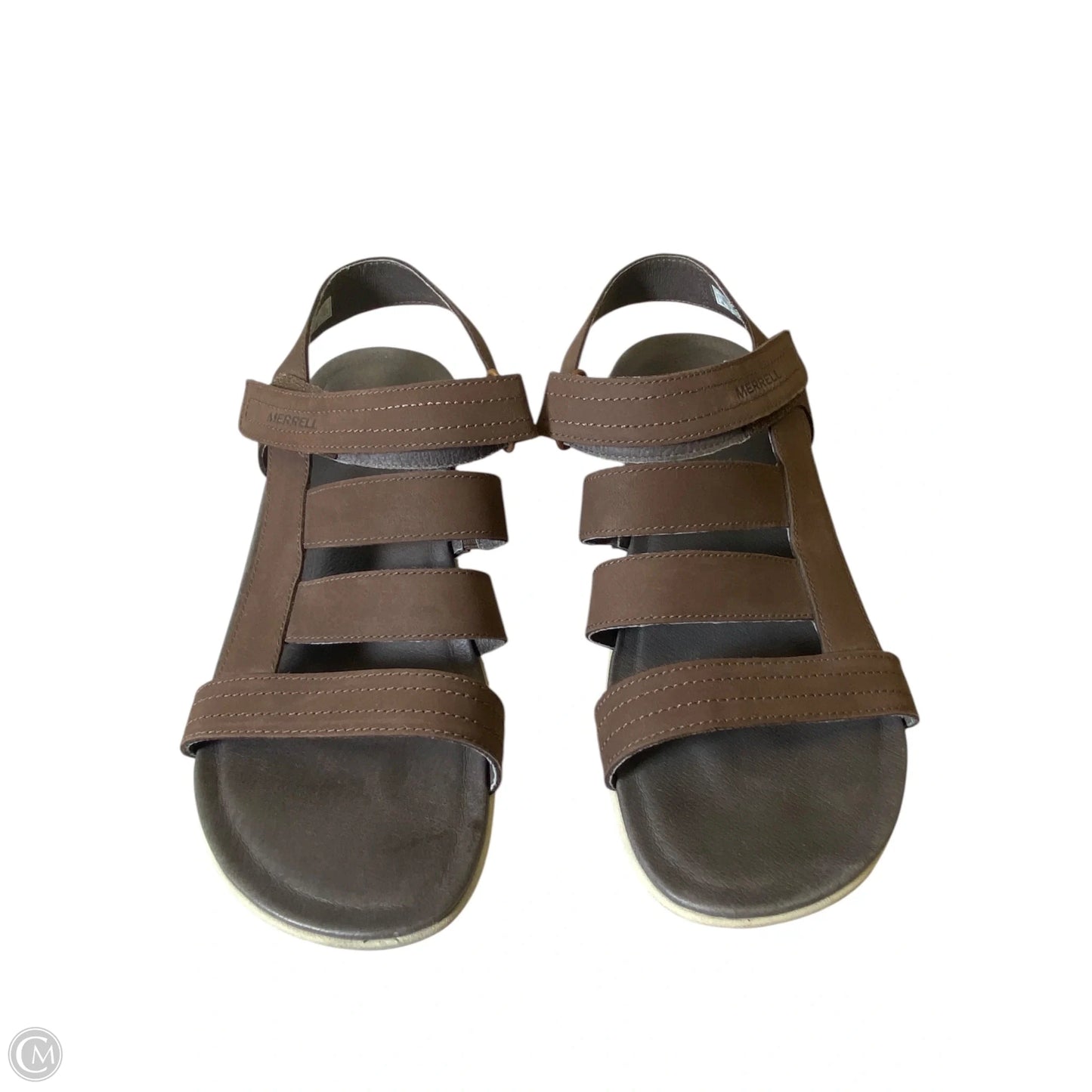 Sandals Flats By Merrell In Brown, Size: 10