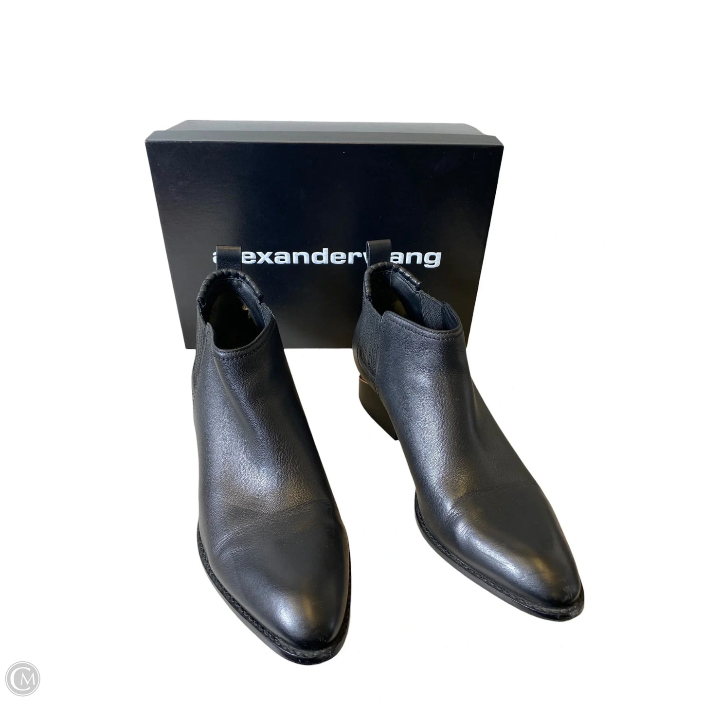 Boots Luxury Designer By Alexander Wang In Black, Size: 9.5