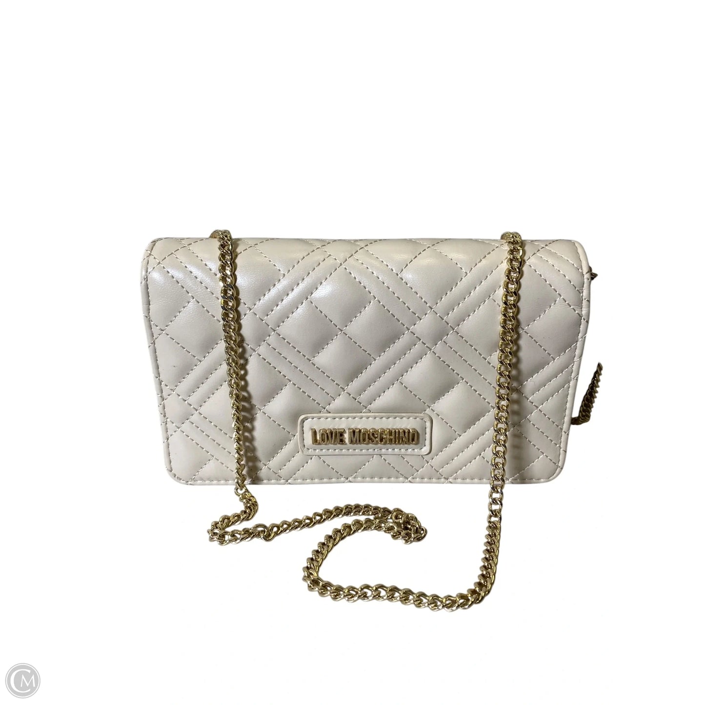Crossbody Luxury Designer By Moschino, Size: Medium