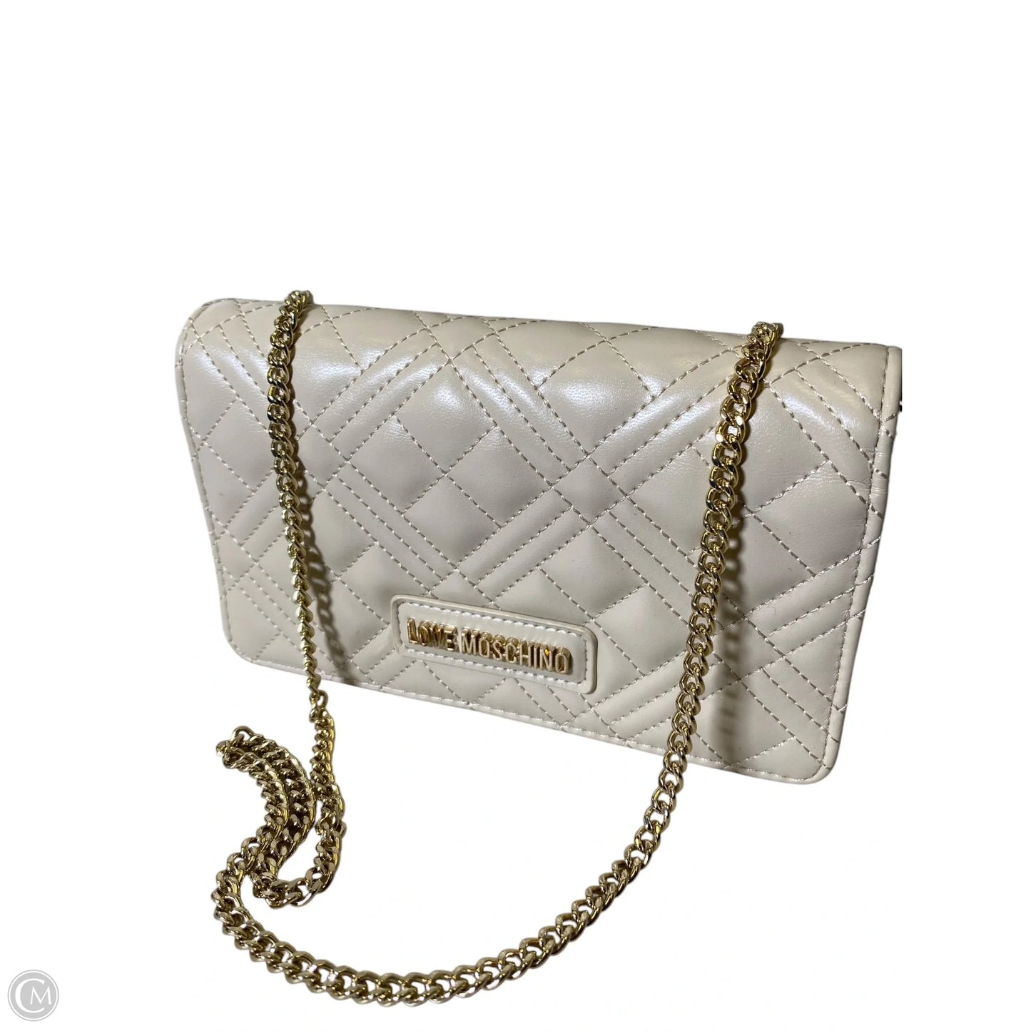 Crossbody Luxury Designer By Moschino, Size: Medium