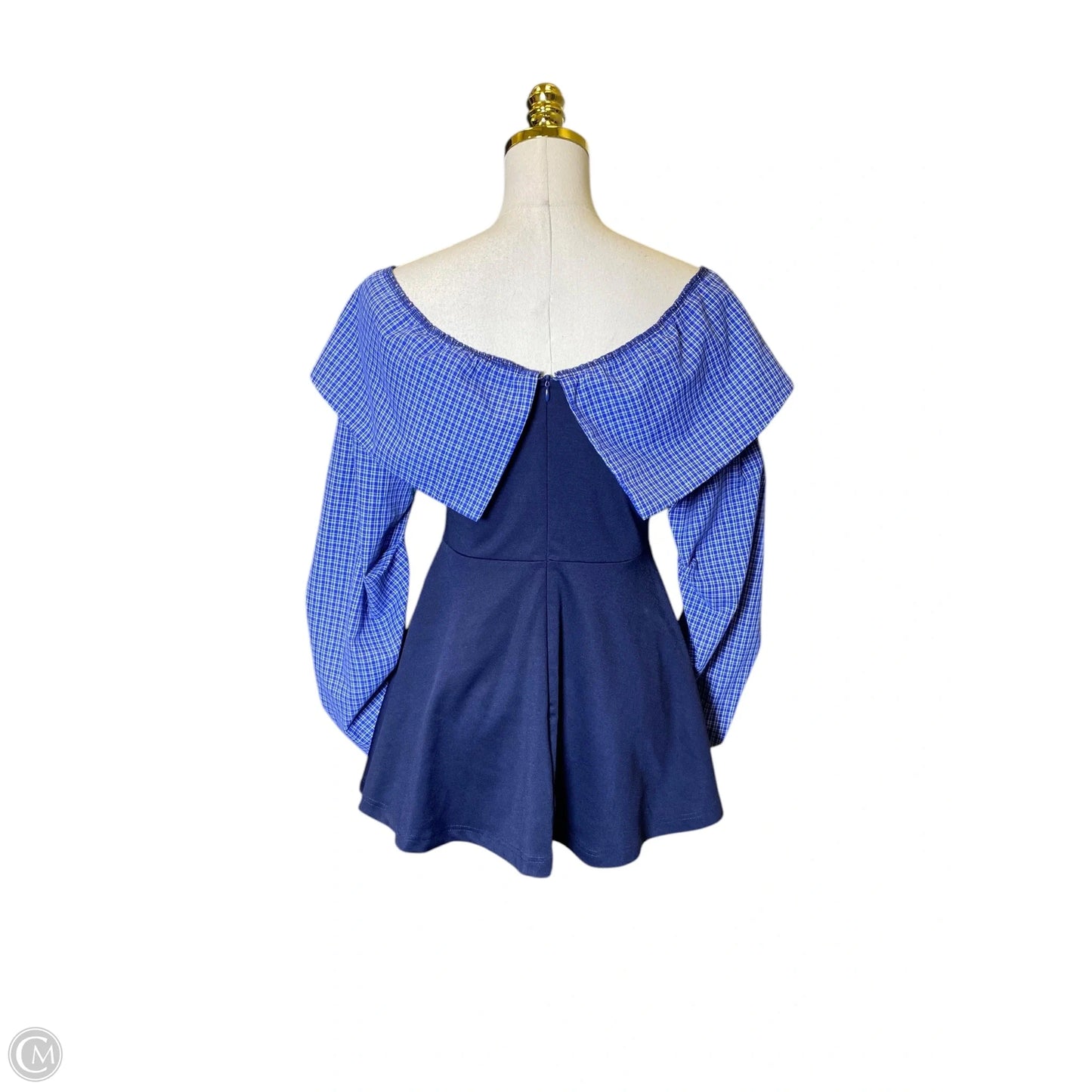 Dress Casual Short By Clothes Mentor In Blue, Size: L