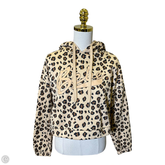 Sweatshirt Hoodie By Bebe In Animal Print, Size: L
