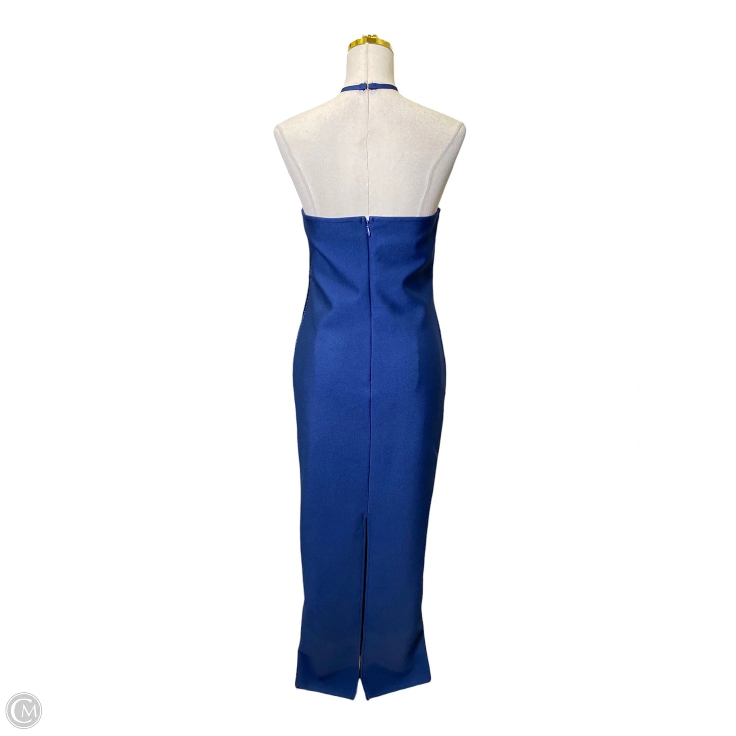 Dress Party Long By Clothes Mentor In Navy, Size: L