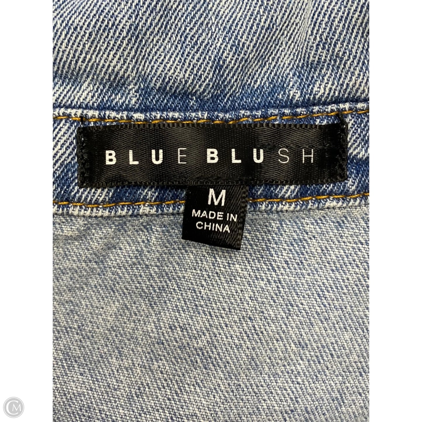 Jacket Denim By Blue Blush In Blue Denim, Size: M