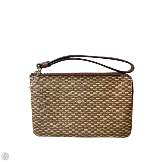 Wristlet Designer By Coach, Size: Medium
