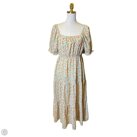 Dress Casual Maxi By Hayden La In Floral Print, Size: L