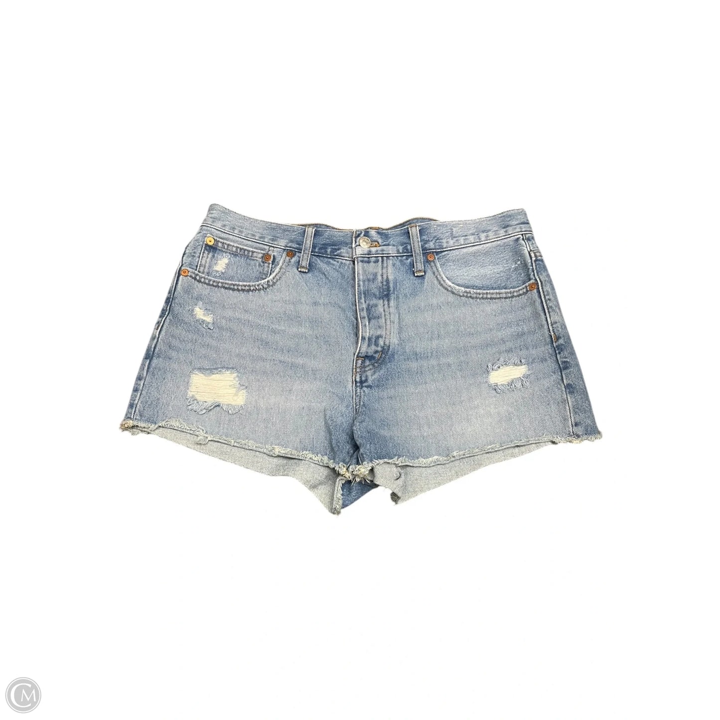Shorts By Madewell In Blue Denim, Size: 8
