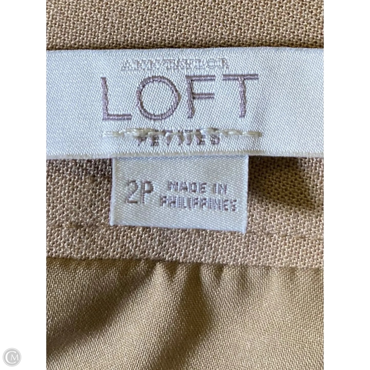 Skirt Midi By Loft In Tan, Size: 2p