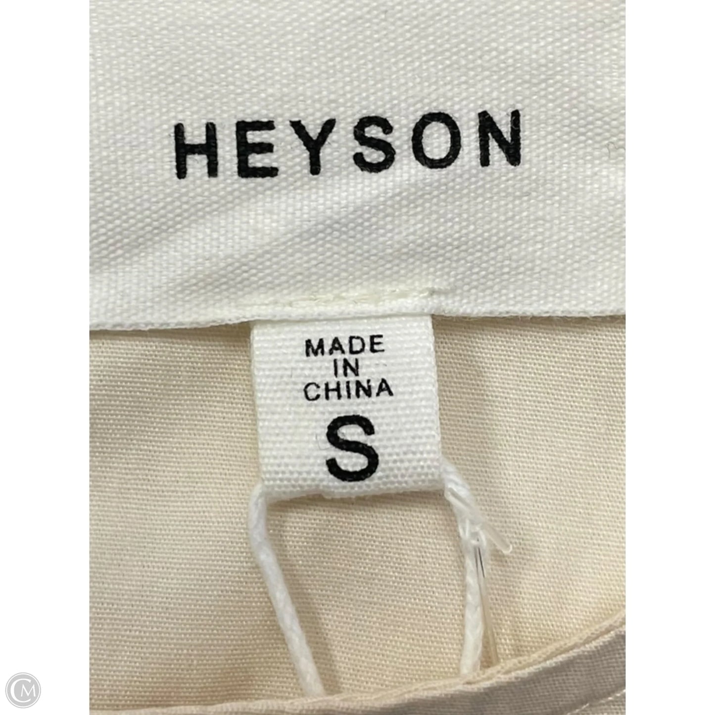 Top Sleeveless By Heyson In Cream, Size: S