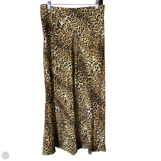 Skirt Maxi By Zara In Animal Print, Size: S