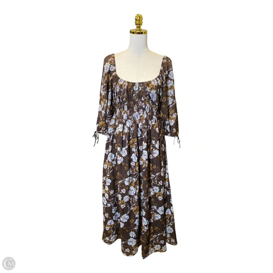 Dress Casual Maxi By Baevely In Floral Print, Size: M