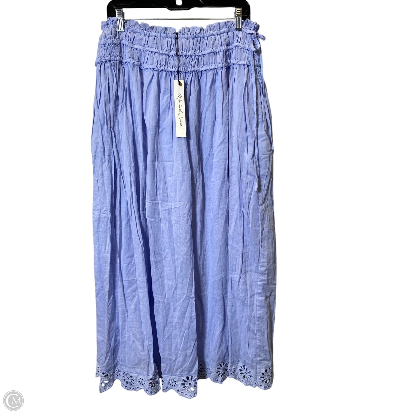 Skirt Maxi By Mustard Seed In Blue, Size: M