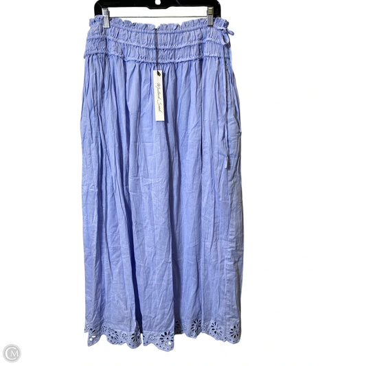 Skirt Maxi By Mustard Seed In Blue, Size: M