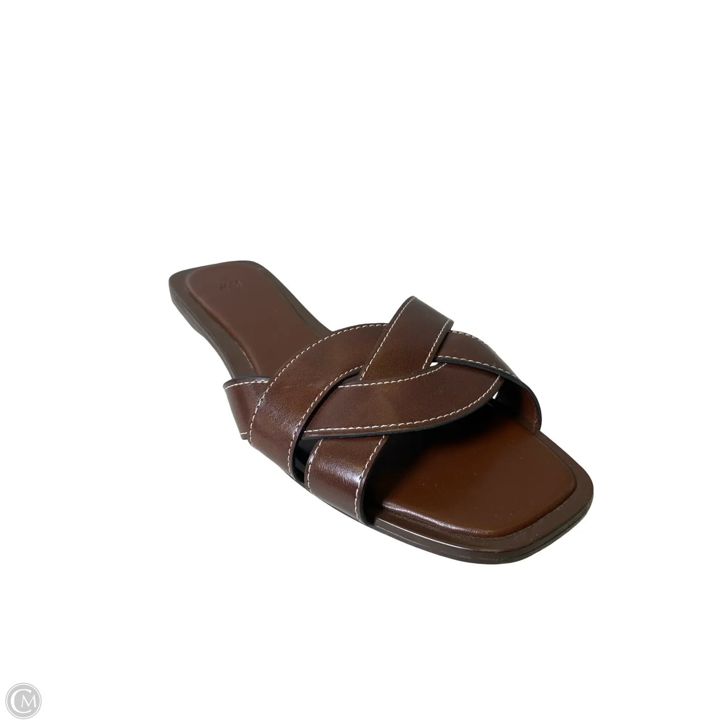 Sandals Flats By H&M In Brown, Size: 8.5
