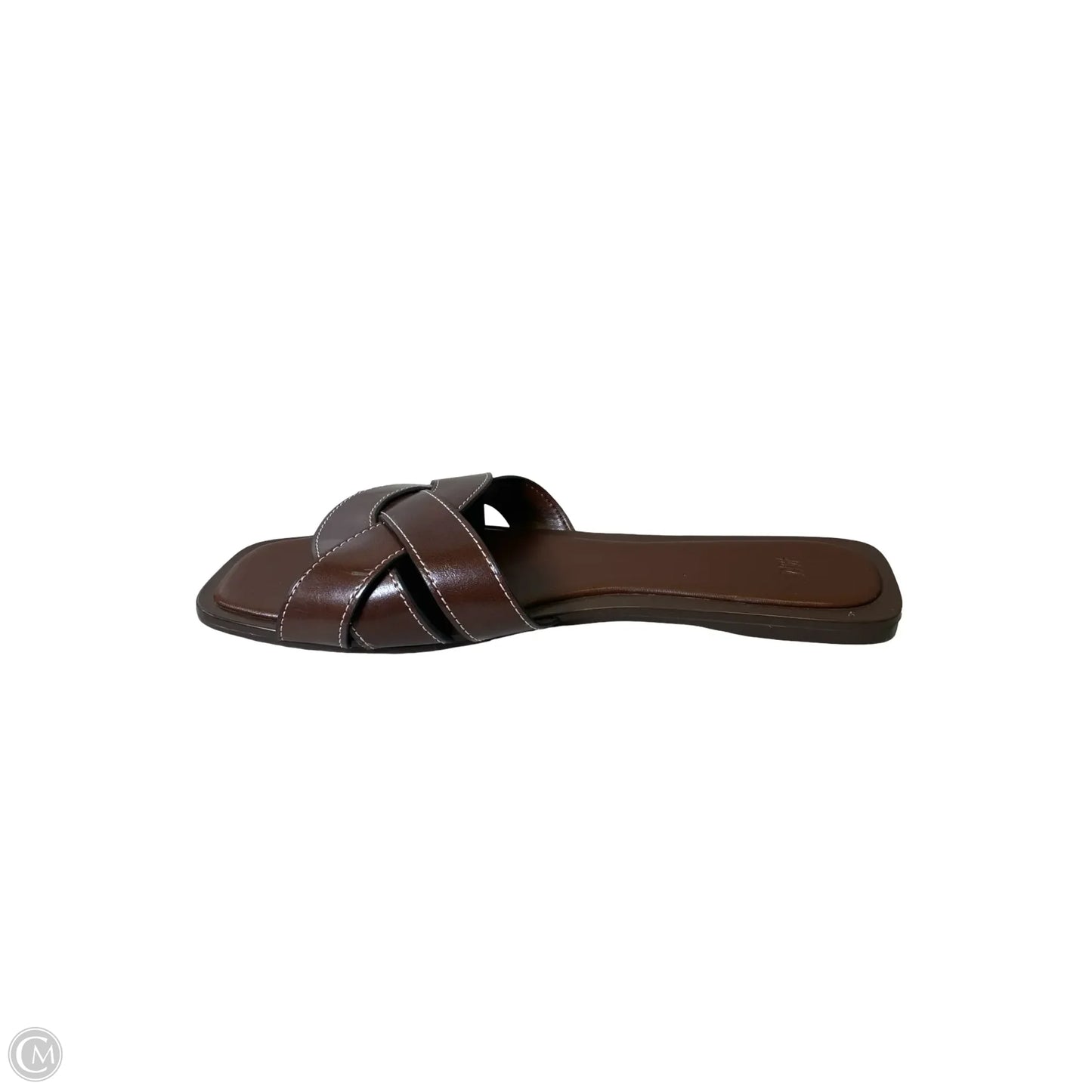 Sandals Flats By H&M In Brown, Size: 8.5