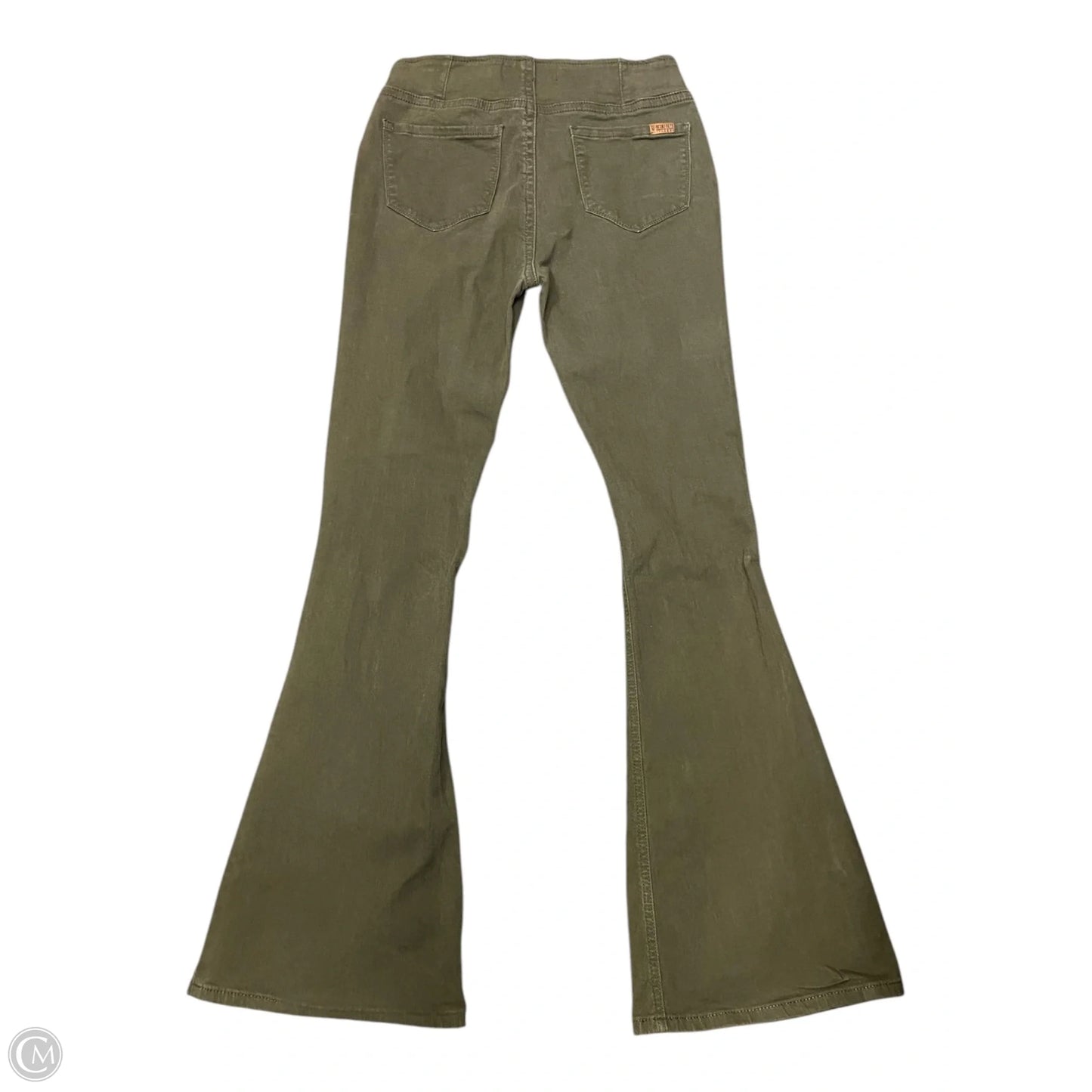Jeans Flared By Rock & Roll In Green, Size: 8