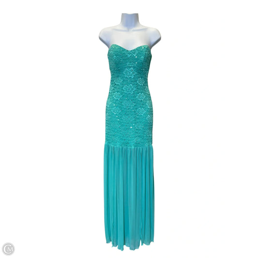 Dress Party Long By Deb In Teal, Size: 6