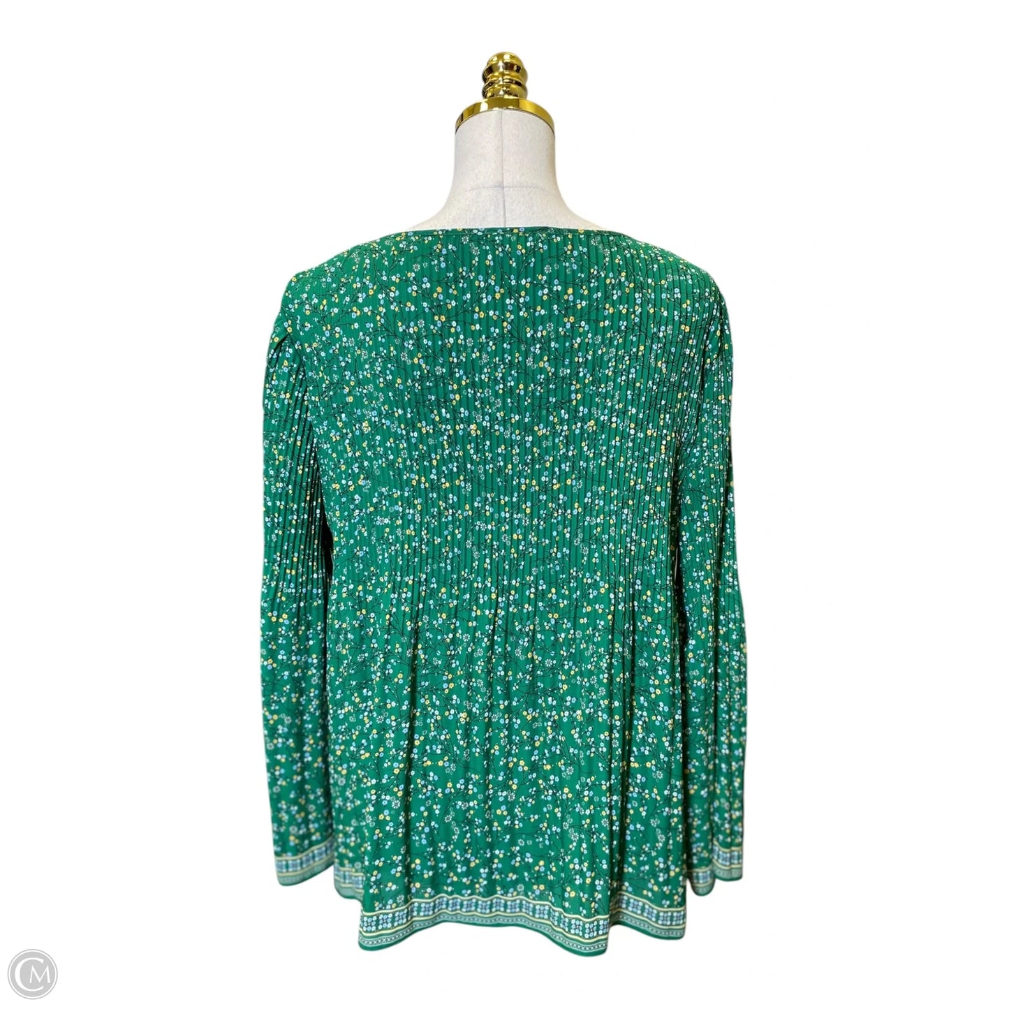 Top Long Sleeve By Max Studio In Floral Print, Size: M