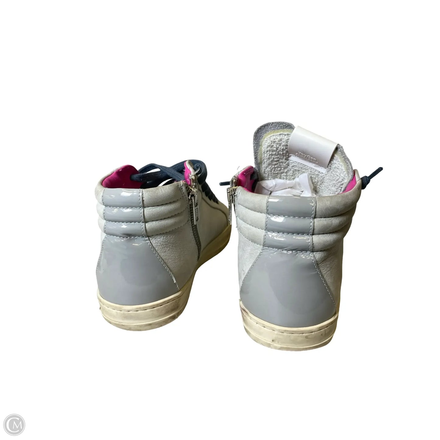 Shoes Sneakers By P448 In Grey, Size: 6.5