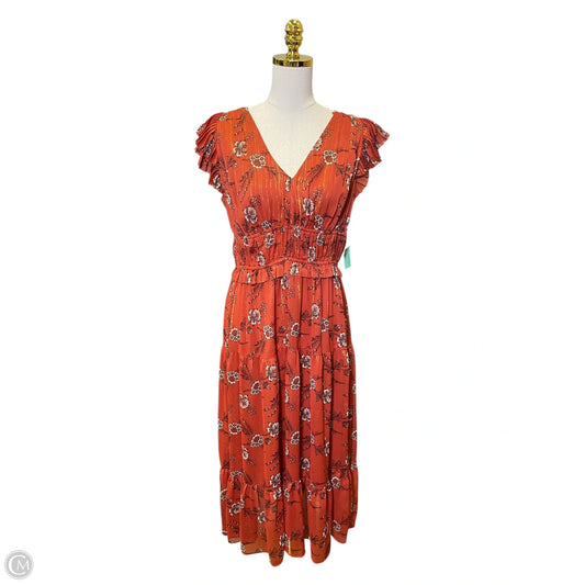 Dress Casual Maxi By Ann Taylor In Multi-colored, Size: 8p