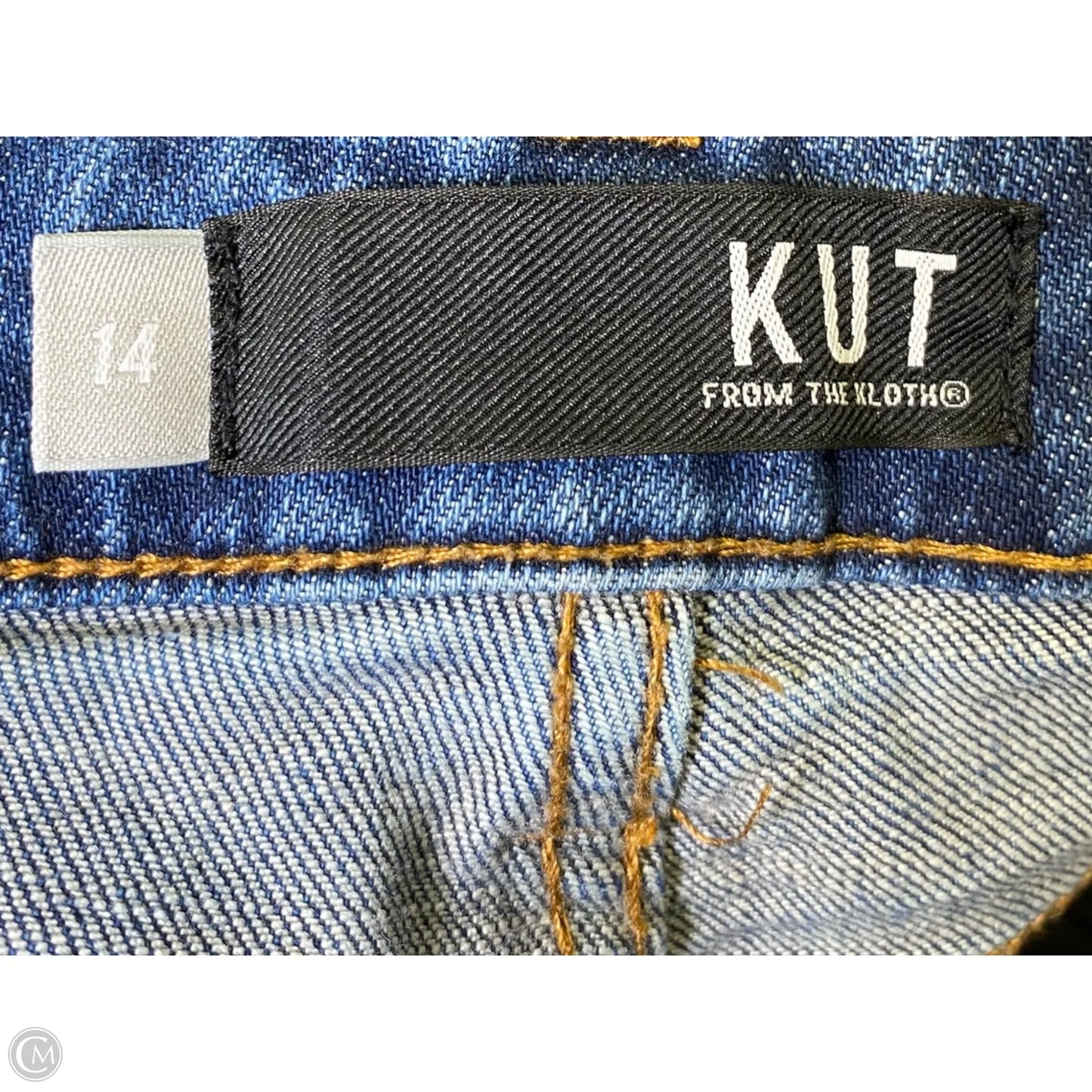 Capris By Kut In Blue Denim, Size: 14