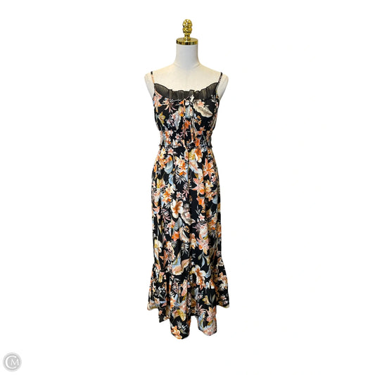 Dress Casual Maxi By Inspired Hearts In Floral Print, Size: M