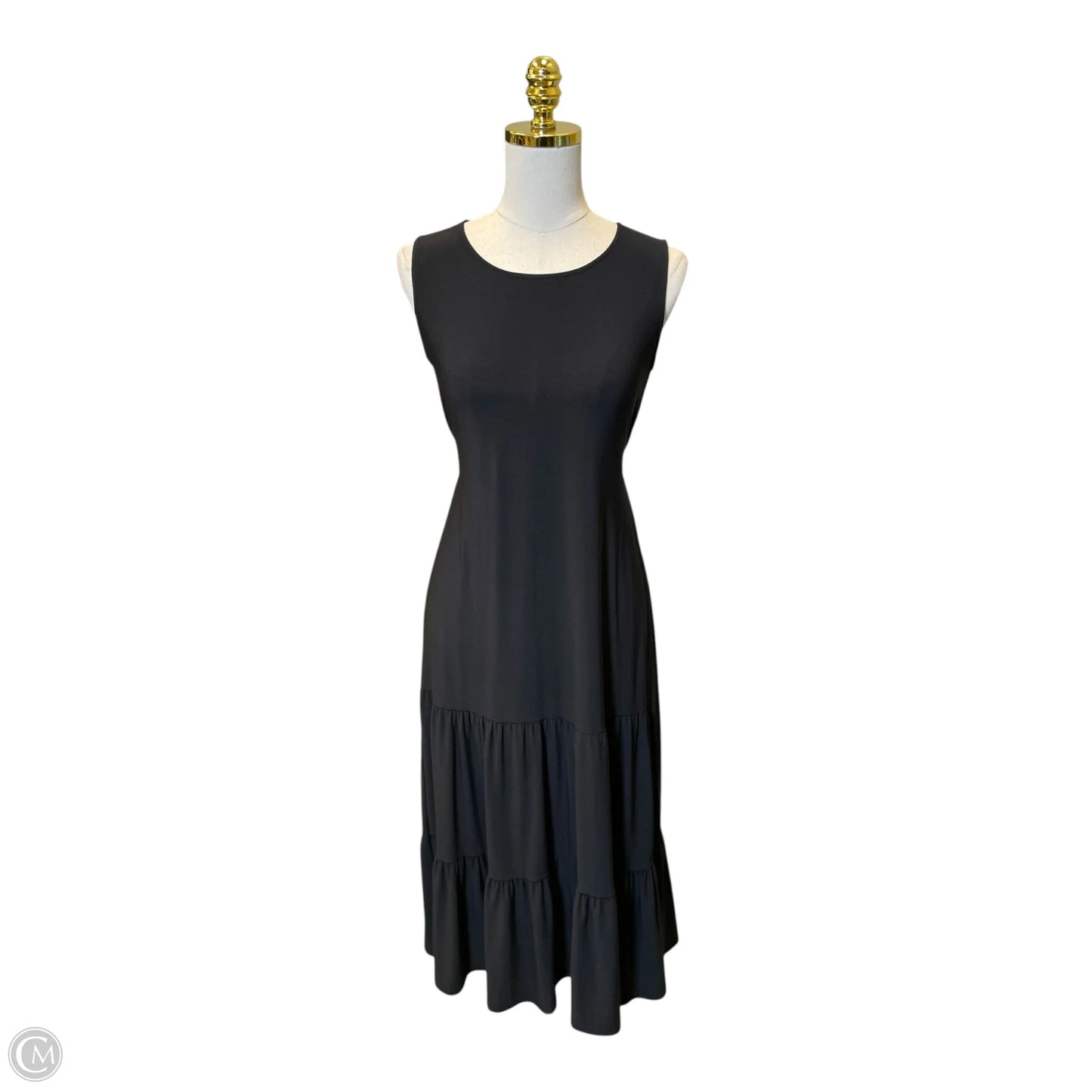 Dress Casual Midi By Clothes Mentor In Black, Size: S