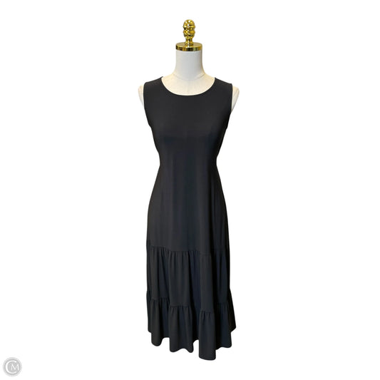 Dress Casual Midi By Clothes Mentor In Black, Size: S