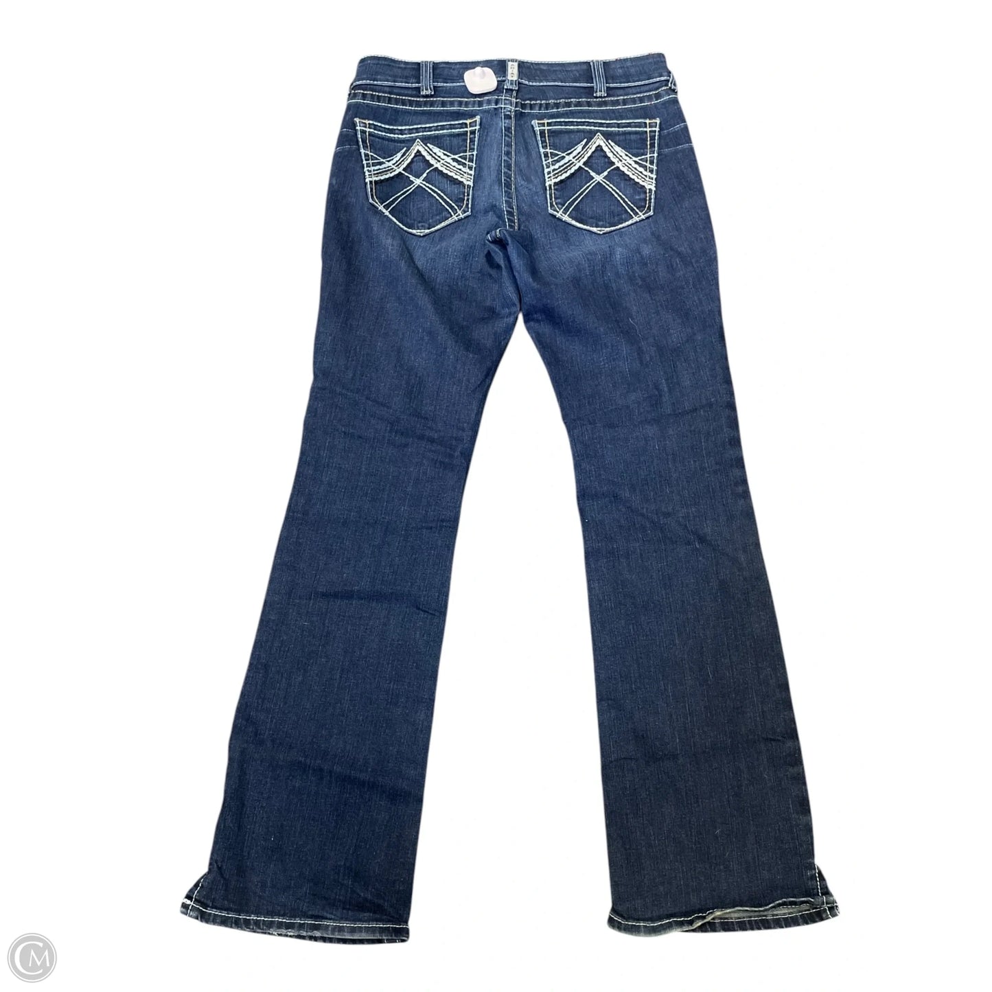 Jeans Straight By Ariat In Blue Denim, Size: 12