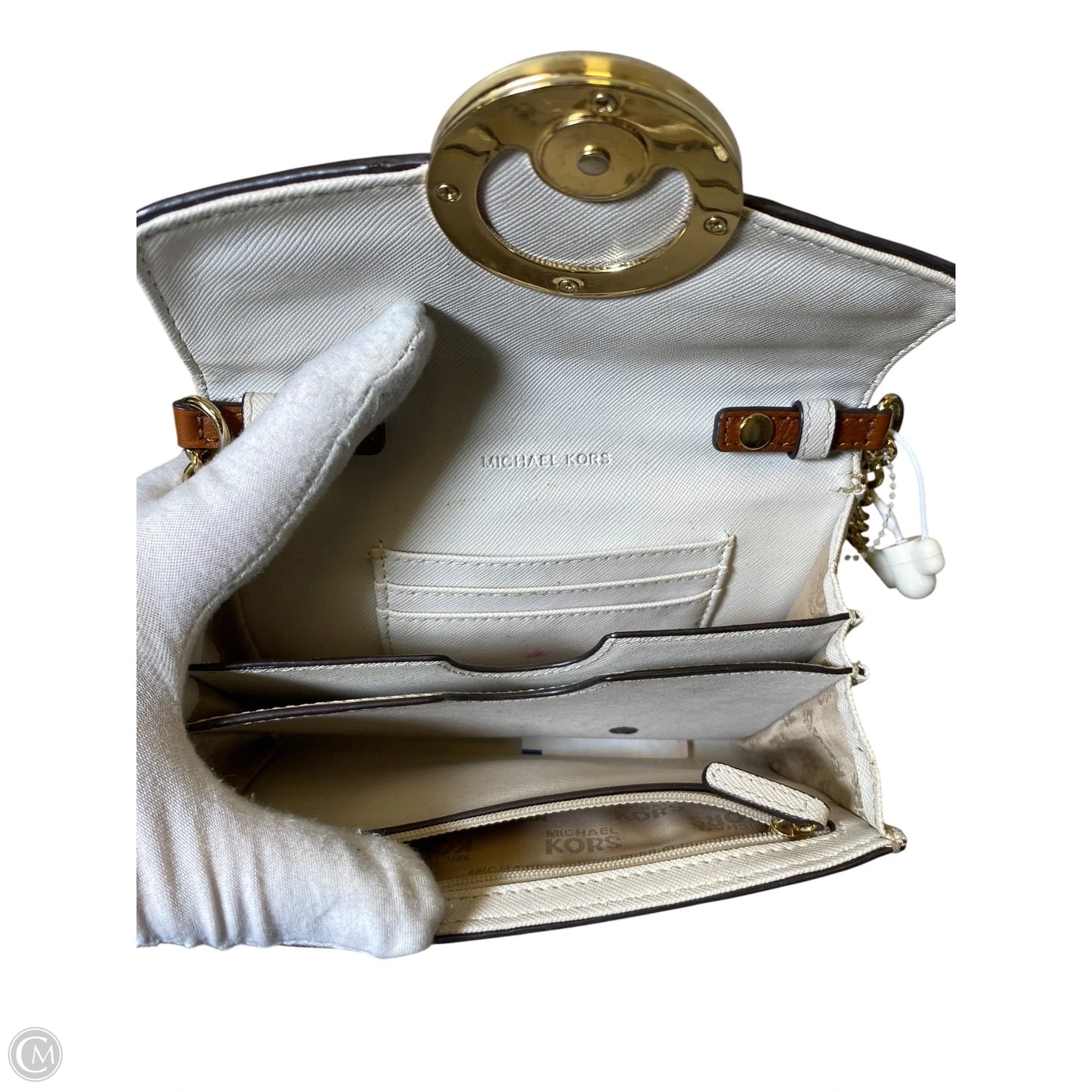 Crossbody Designer By Michael Kors, Size: Small