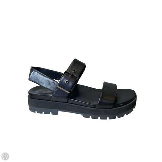 Sandals Heels Platform By Vionic In Black, Size: 9.5