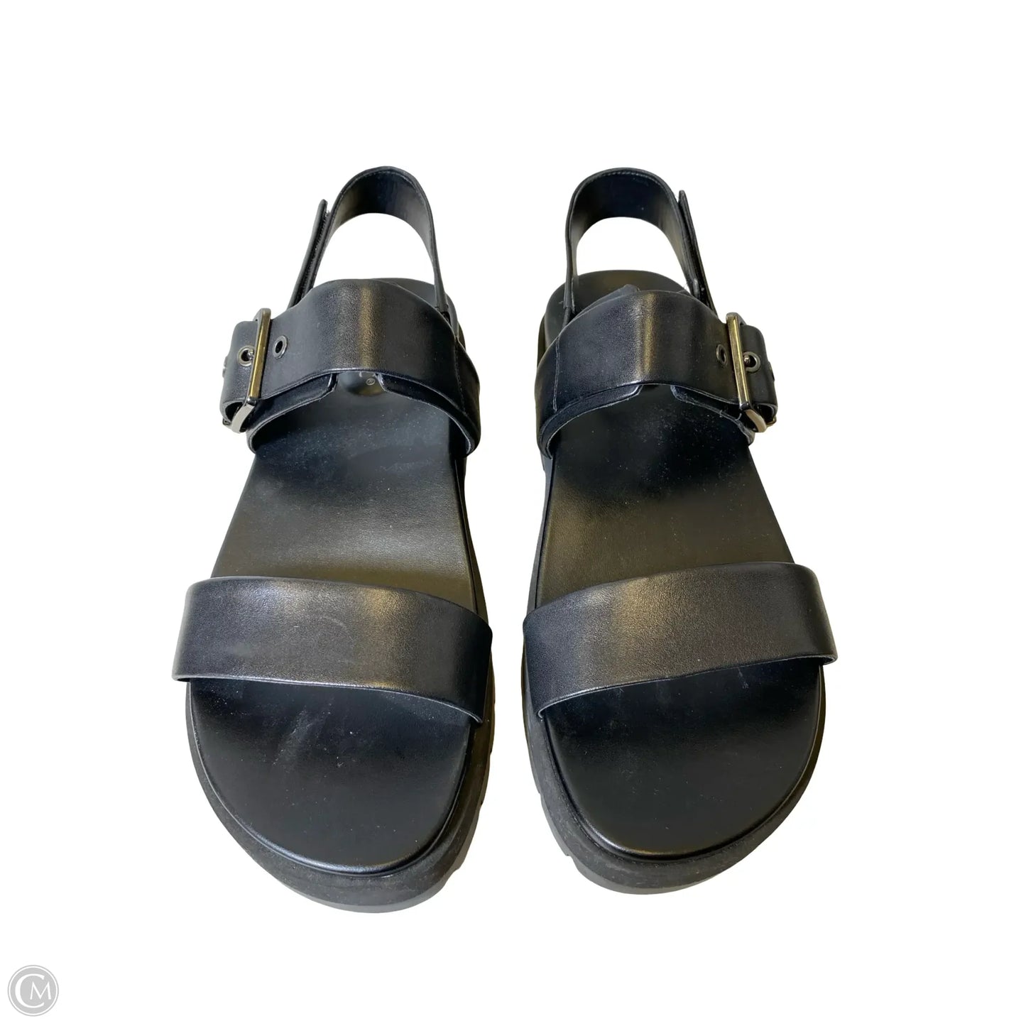 Sandals Heels Platform By Vionic In Black, Size: 9.5