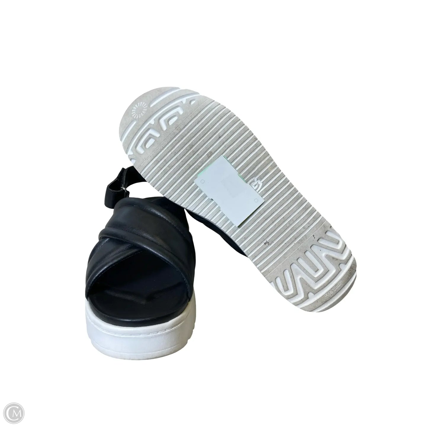 Sandals Designer By Ugg In Black, Size: 9