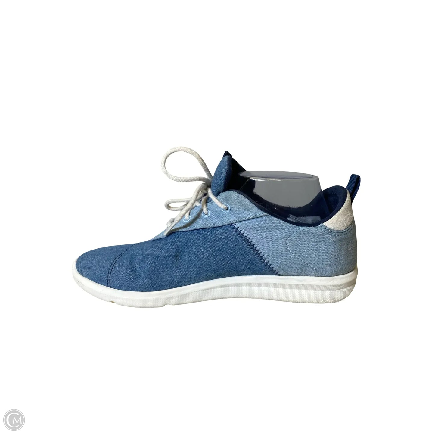 Shoes Sneakers By Toms In Blue & White, Size: 10