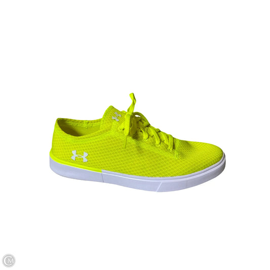 Shoes Athletic By Under Armour In Yellow, Size: 8.5