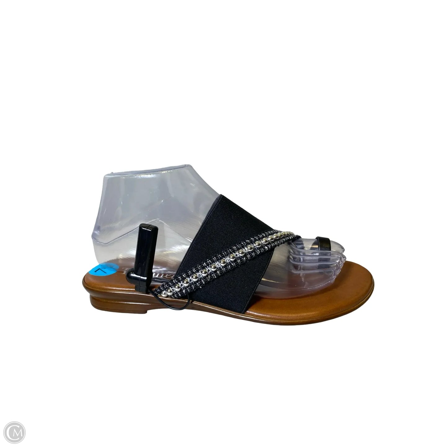 Sandals Flats By Toscanella In Black, Size: 7.5