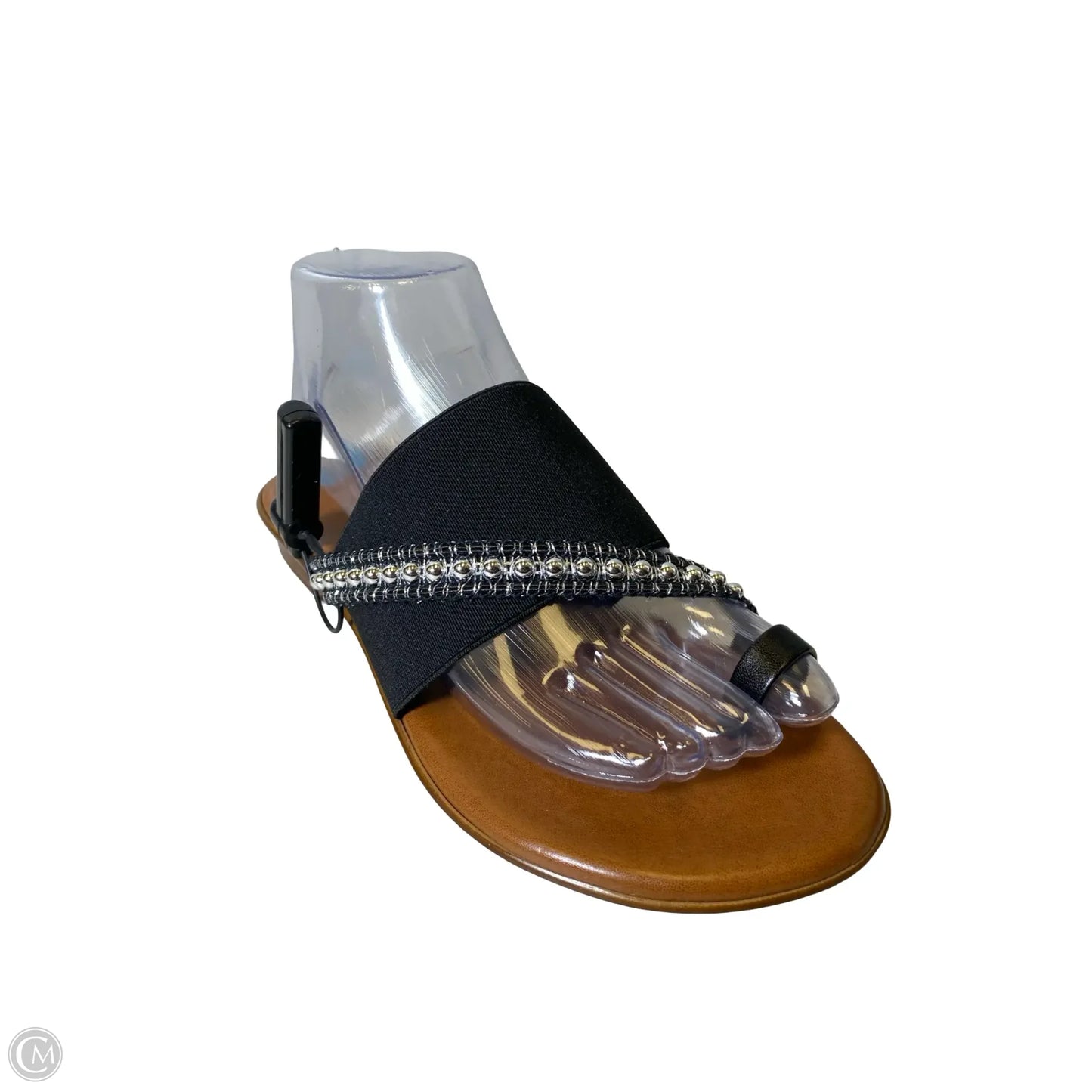 Sandals Flats By Toscanella In Black, Size: 7.5