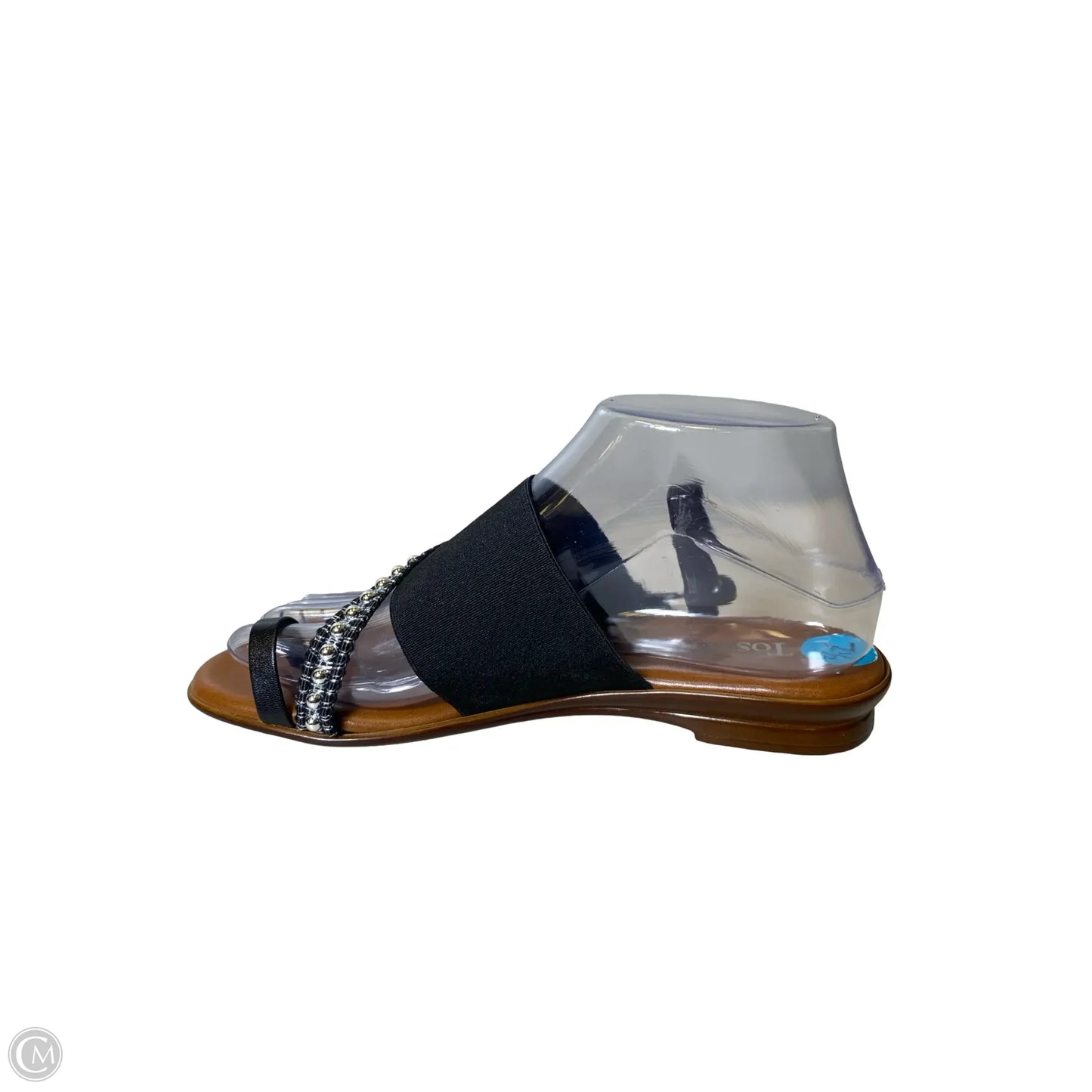 Sandals Flats By Toscanella In Black, Size: 7.5