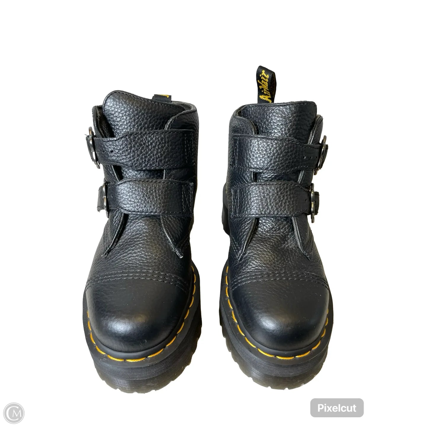 Shoes Heels Platform By Dr Martens In Black, Size: 8