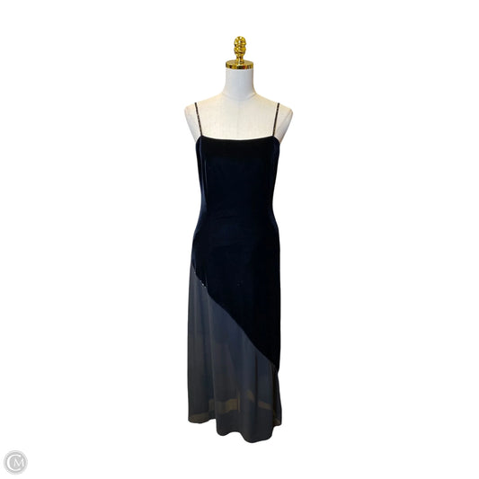 Dress Party Long By Clothes Mentor In Black, Size: 8