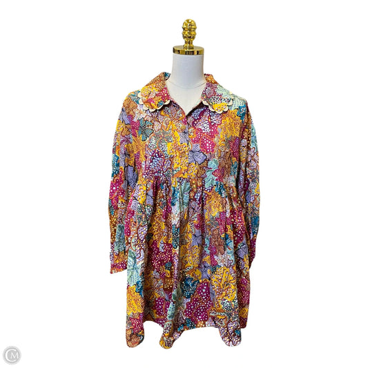 Dress Casual Short By Clothes Mentor In Multi-colored, Size: L