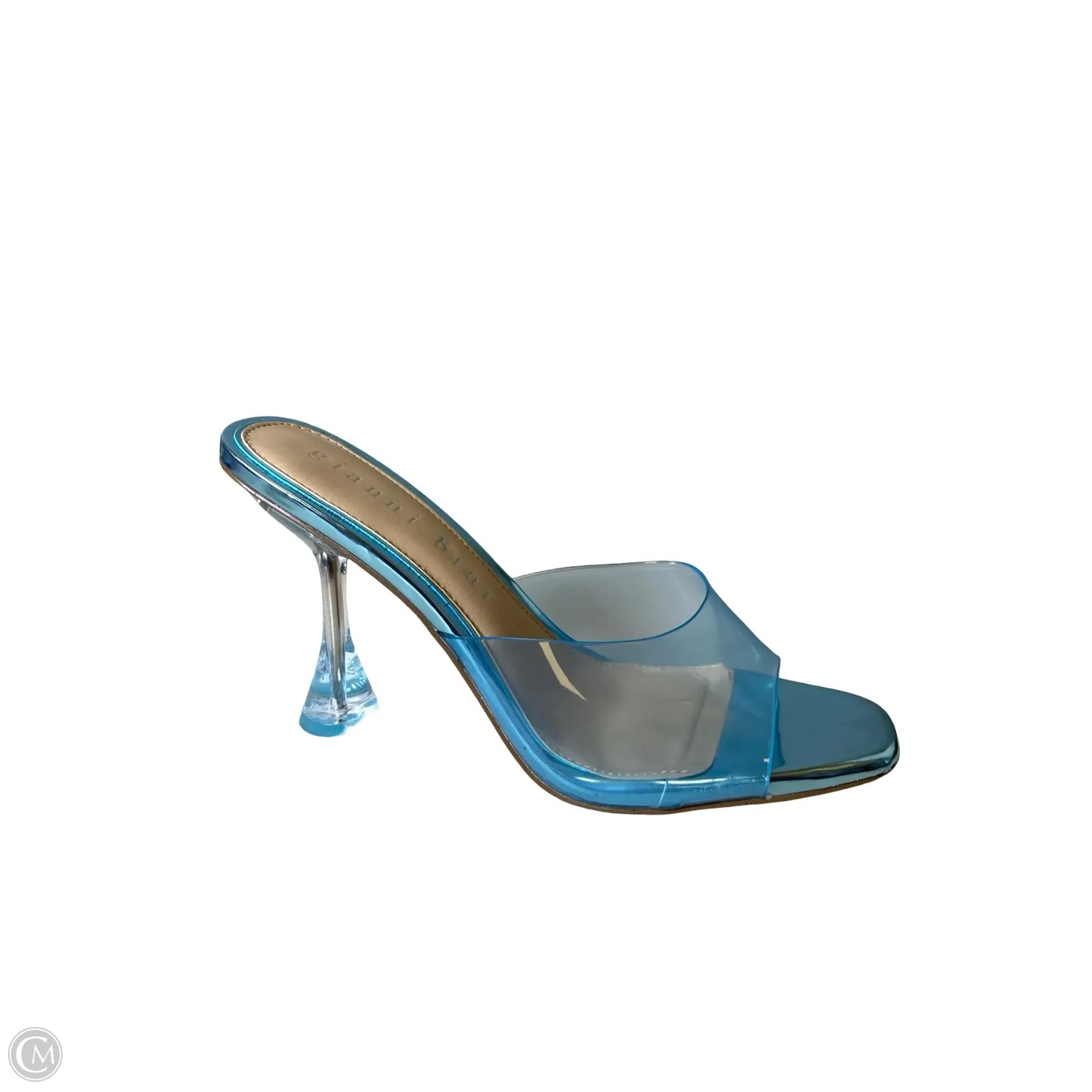 Sandals Heels Stiletto By Gianni Bini In Blue, Size: 8.5