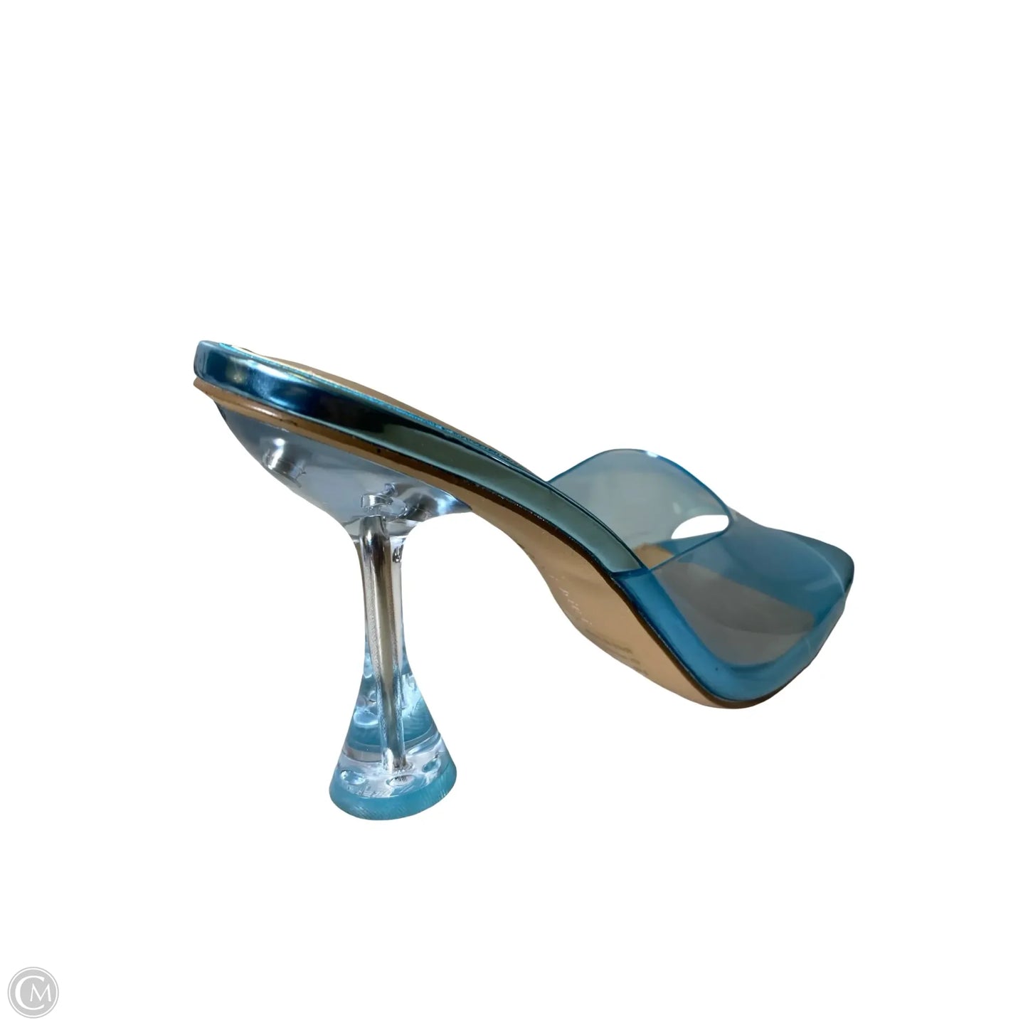 Sandals Heels Stiletto By Gianni Bini In Blue, Size: 8.5