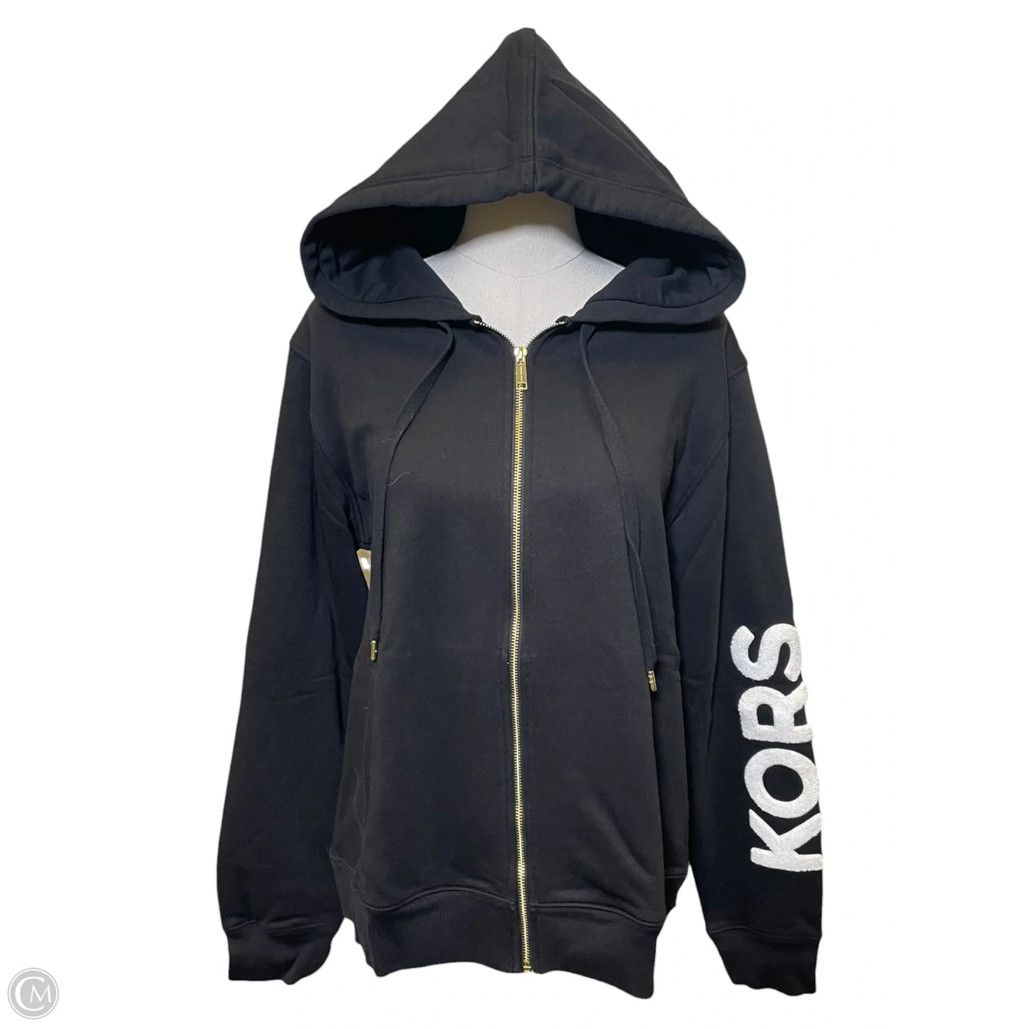 Jacket Designer By Michael Kors In Black, Size: S