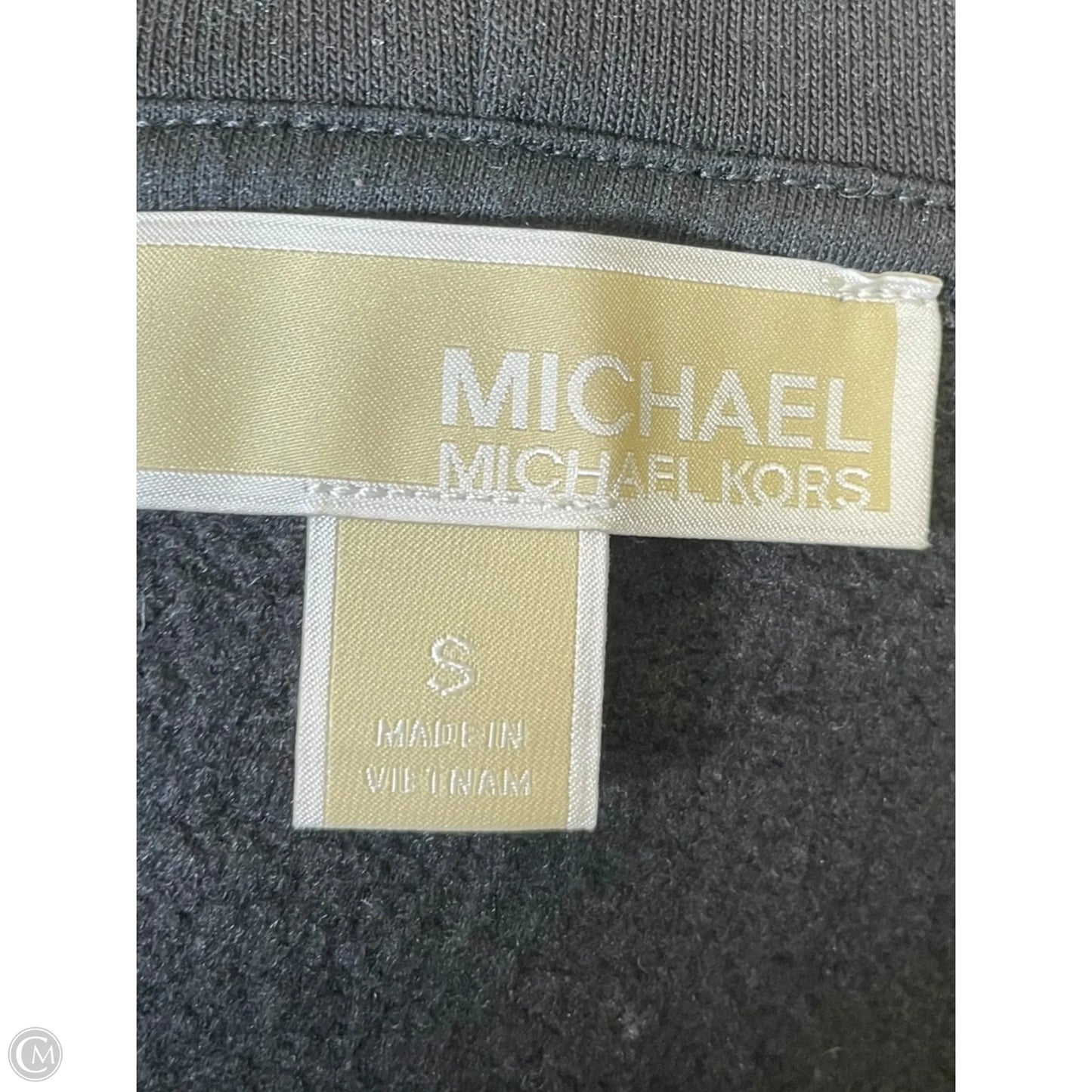 Jacket Designer By Michael Kors In Black, Size: S