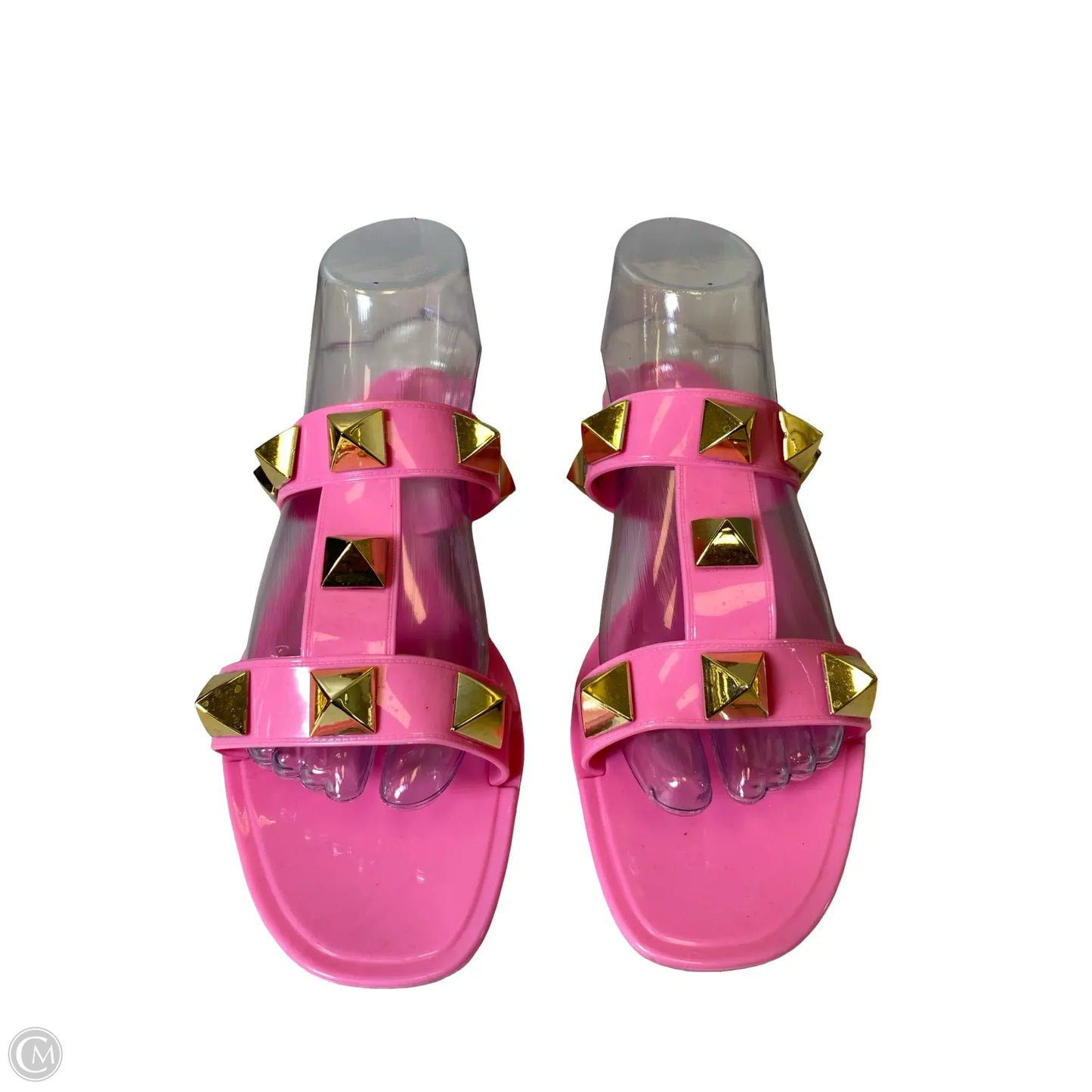 Sandals Flats By Forever 21 In Pink, Size: 9